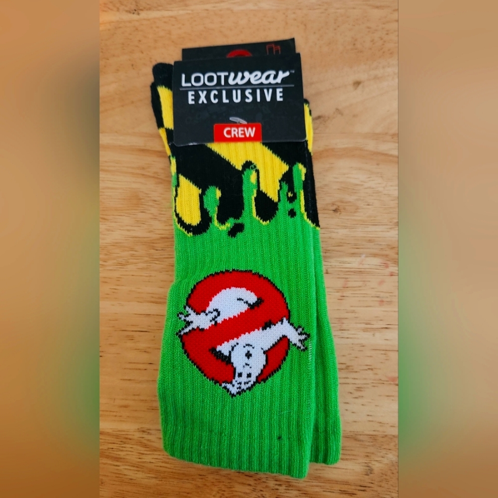 Unisex Ghostbusters Novelty Socks, size 8-12